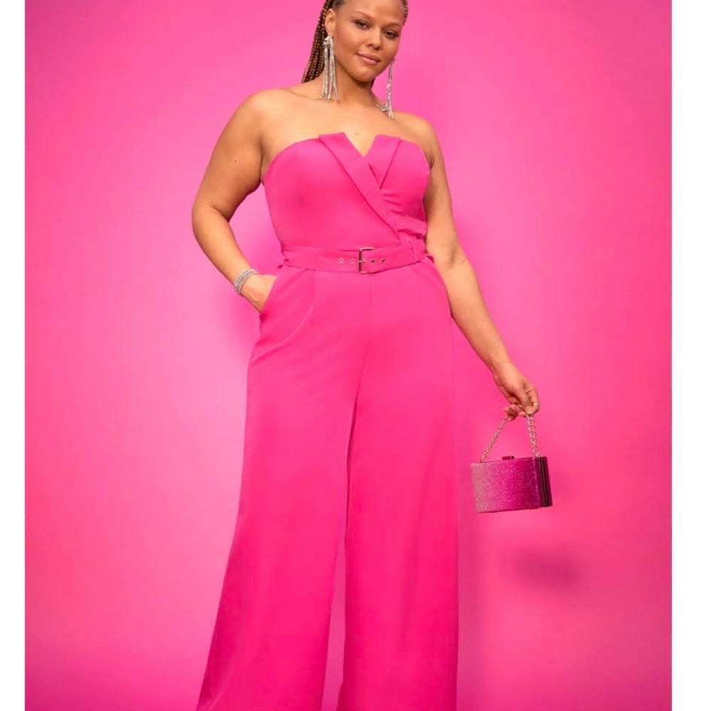 Strapless jumpsuit